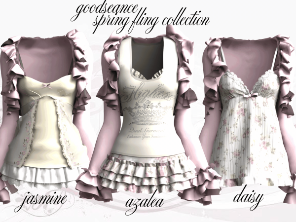 Sims 4 Maxis Mix Female Outfits CC: spring fling collection by goodseance