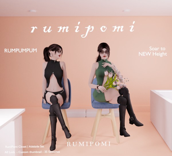 Alpha Rumpumpum_Adelaide Set by rumi_pomi - The Sims 4 Custom Content
