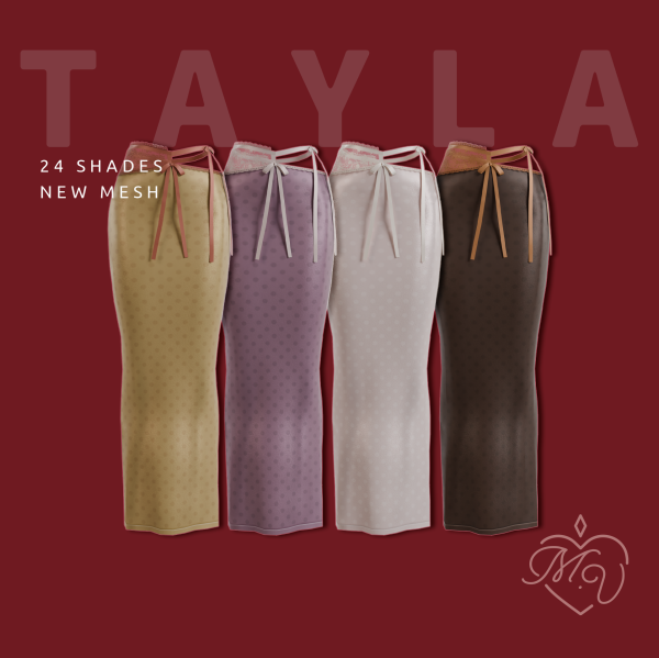 Maxis Match Talya Skirt by simsfinds - The Sims 4 Custom Content