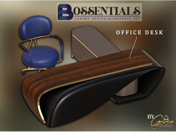Sims 4 Alpha Miscellaneous CC CC: Luxe Office desk