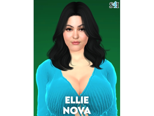 Sims 4 CAS: Ellie Nova