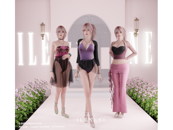 Alpha ILN Ballerina Set - The Sims 4 Custom Content