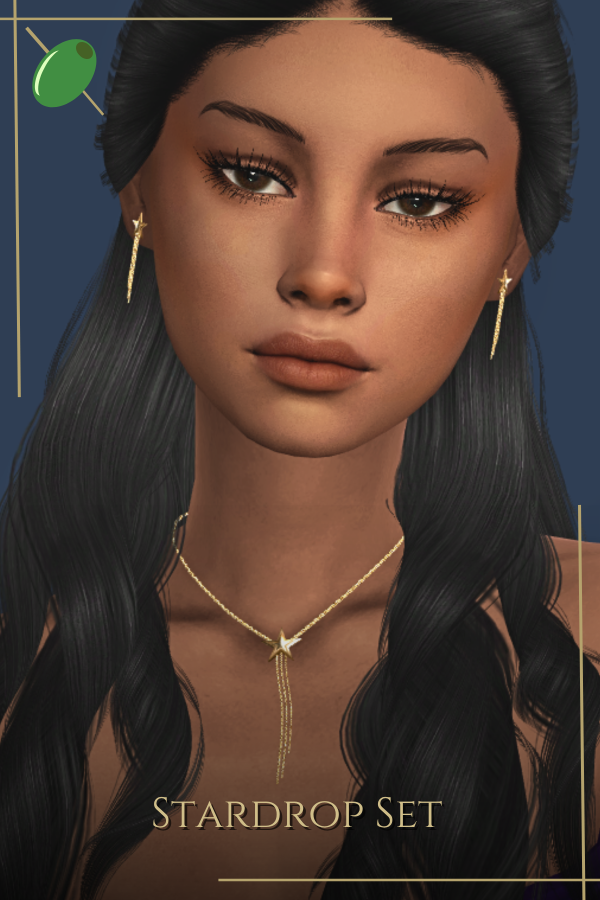 Alpha Stardrop Set by pitted0live - The Sims 4 Custom Content
