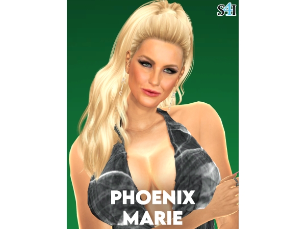 Alpha Sims 4 CAS Phoenix Marie - The Sims 4 Custom Content