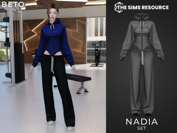 Alpha Nadia Set by Beto_ae0 - The Sims 4 Custom Content