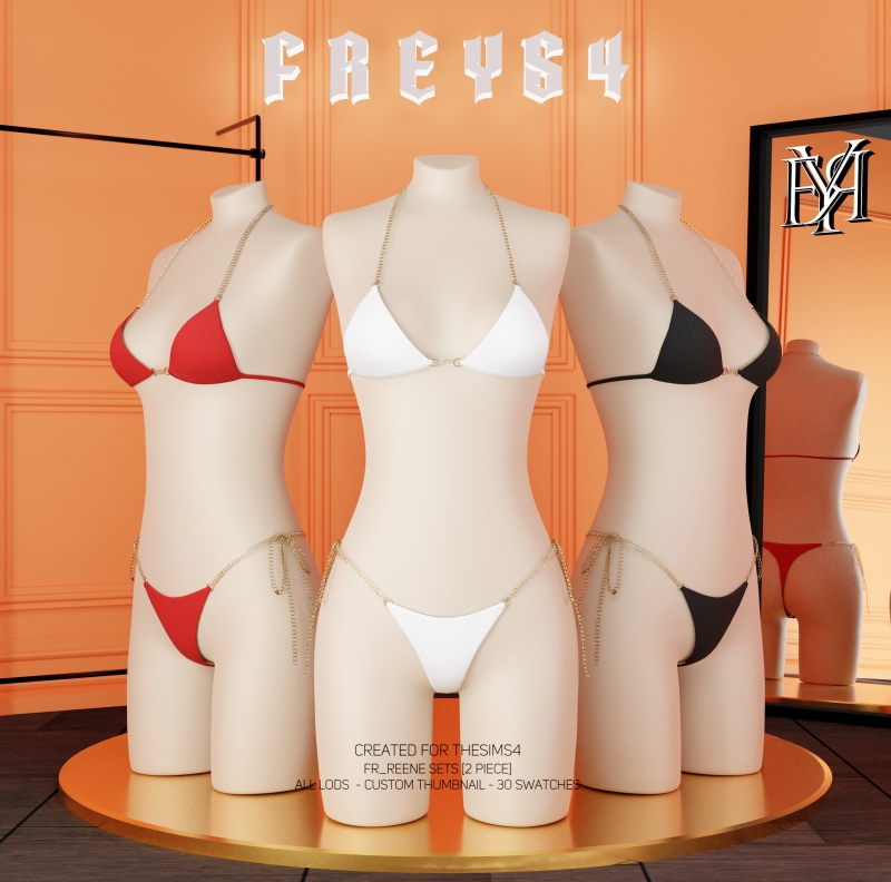 Alpha FR_Reene Sets [2 Piece] by freys4 - The Sims 4 Custom Content