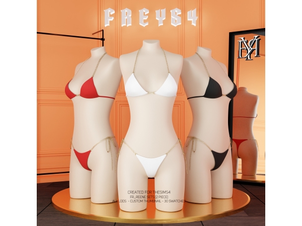 Alpha FR_Reene Sets [2 Piece] - The Sims 4 Custom Content