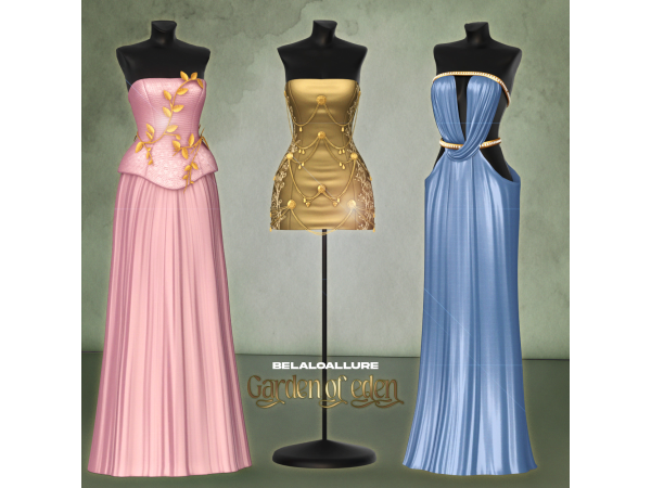 Alpha Belaloallure_Garden of Eden collection - The Sims 4 Custom Content