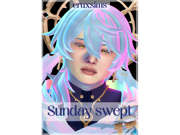 Maxis Match Sunday hair alts by cruxsims - The Sims 4 Custom Content