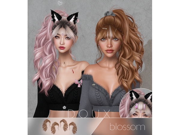Alpha DOUX Blossom - The Sims 4 Custom Content