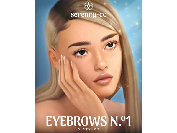 Maxis Match Eyebrows Nº1 by serenitycc - The Sims 4 Custom Content