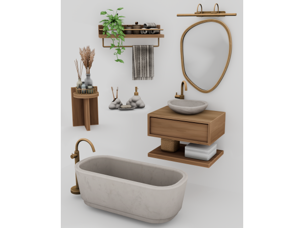 Sims 4 Maxis Mix Miscellaneous CC CC: HELLA SET by ts4novvvas