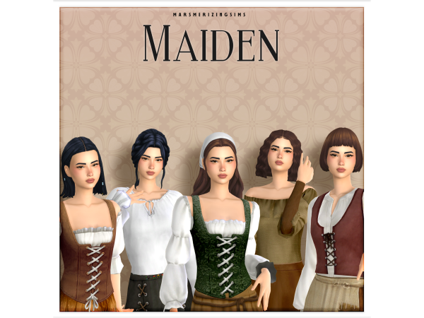 Maxis Match Maiden by marsmerizingsims - The Sims 4 Custom Content