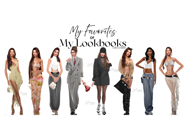Alpha My Lookbooks by Laleyyysims - The Sims 4 Custom Content