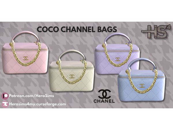 Alpha Coco Chanel bag - The Sims 4 Custom Content