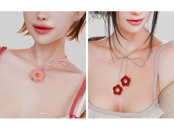 Alpha [EGGSIMS] necklace collection 2 - The Sims 4 Custom Content
