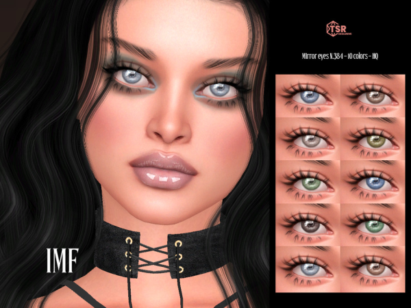 Alpha IMF Mirror Eyes by IzzieMcFire - The Sims 4 Custom Content