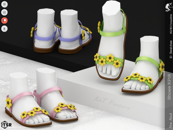 Mix Shoes KP 1 8 Child by KaTPurpura - The Sims 4 Custom Content