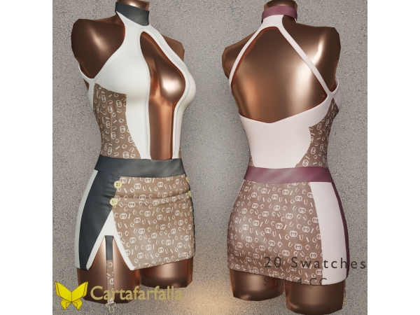 Alpha Cartafarfalla Noirvelle - The Sims 4 Custom Content