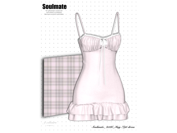Mix Soulmate_ 2026_May N93 dress - The Sims 4 Custom Content