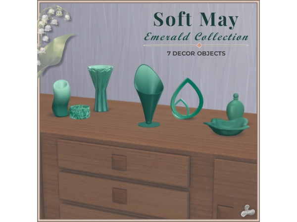 Mix Soft May Emerald Collection - The Sims 4 Custom Content