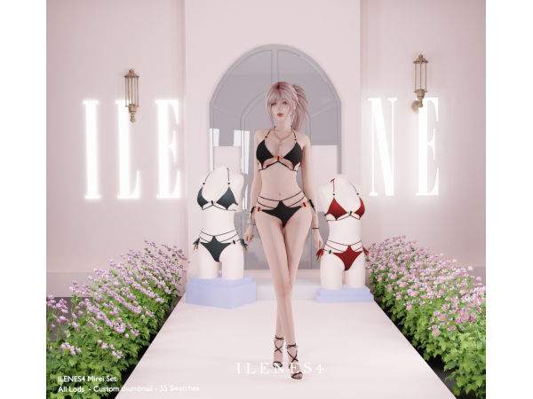 Alpha ILN Mirei Bikini - The Sims 4 Custom Content