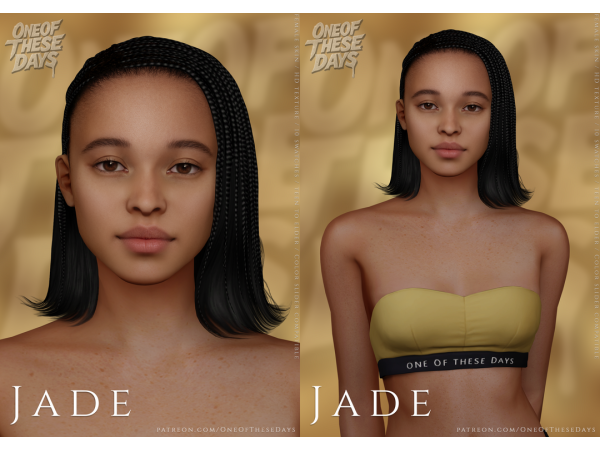 Alpha Jade SKIN SKINOVERLAY facemask nosemask lipstick tray files - The Sims 4 Custom Content