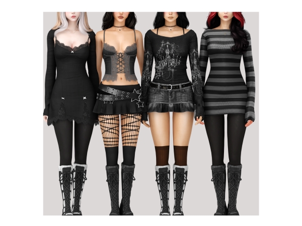Mix Alt Girly Collection - The Sims 4 Custom Content