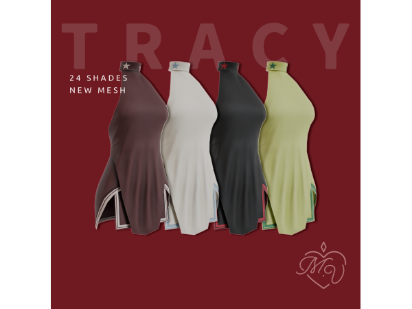 Maxis Match Tracy Dress by MissValentine - The Sims 4 Custom Content