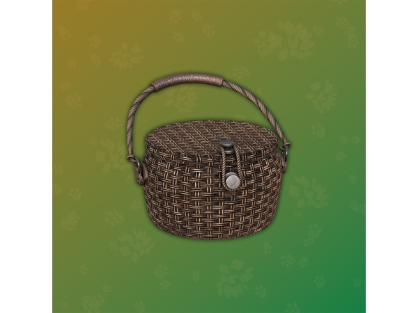 Mix ArwenK Wickery Functional Picnic Basket 1 (Outdoor Retreat) - The Sims 4 Custom Content