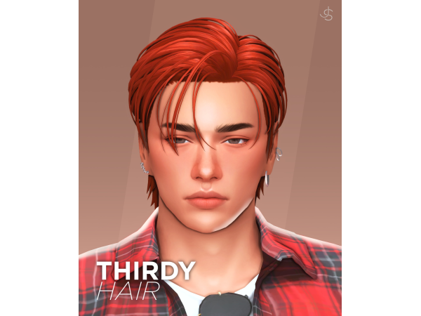 Maxis Match Thirdy Hair by johnnysims - The Sims 4 Custom Content