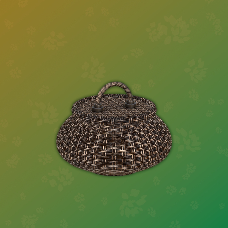 Mix ArwenK Wickery Functional Picnic Basket 3 (Outdoor Retreat) by arwenkaboom - The Sims 4 Custom Content