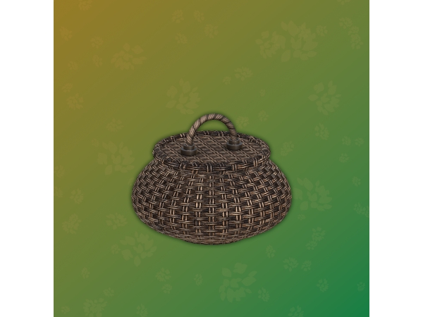 Mix ArwenK Wickery Functional Picnic Basket 3 (Outdoor Retreat) - The Sims 4 Custom Content