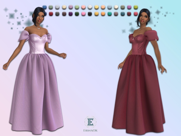 Mix ErinAOK Womens Gown 051226 - The Sims 4 Custom Content
