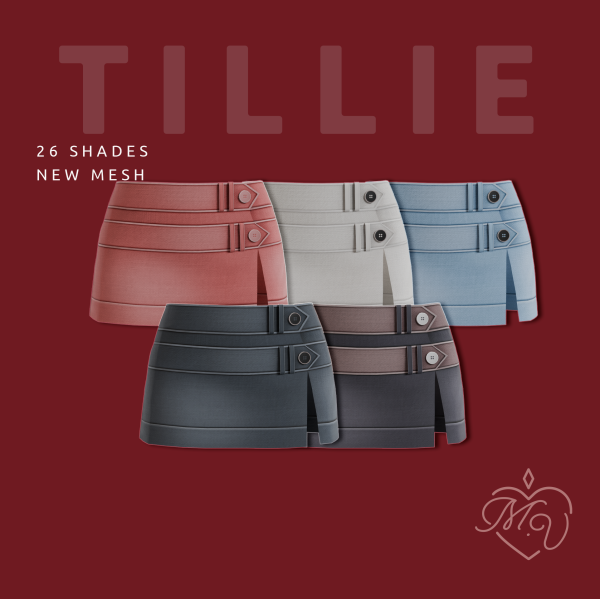 Maxis Match Tillie Skirt by simsfinds - The Sims 4 Custom Content