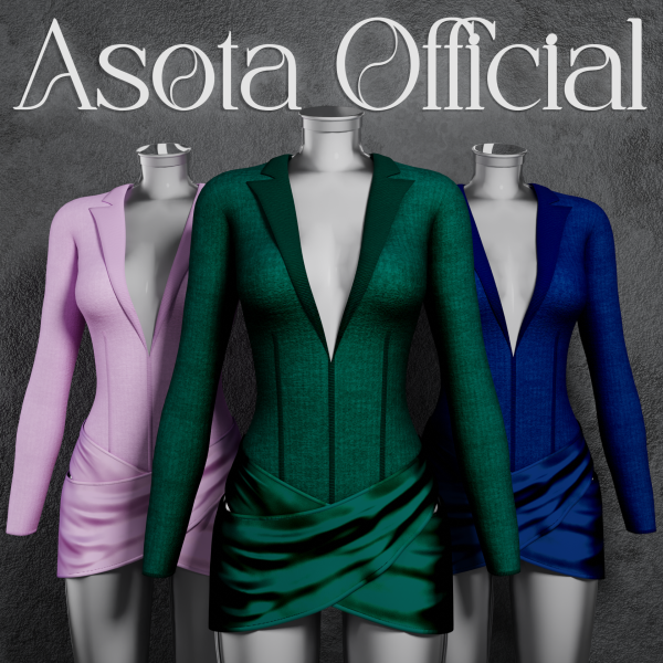 Alpha [ASOTA OFFICIAL] Skyla Outfit by asotaofficial - The Sims 4 Custom Content