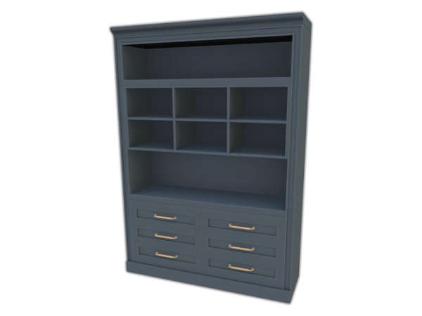 Maxis Match Comiko Modern Farm Kitchen Cabinet Big v1 - The Sims 4 Custom Content