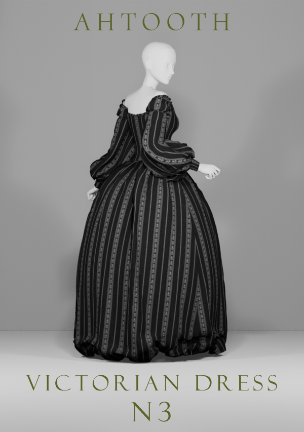 Maxis Match VICTORIAN DRESS N3 by simsfinds - The Sims 4 Custom Content