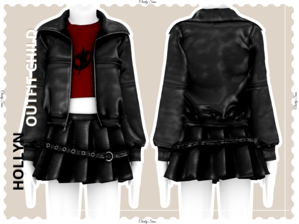 Alpha Hollyn Outfit Child - The Sims 4 Custom Content