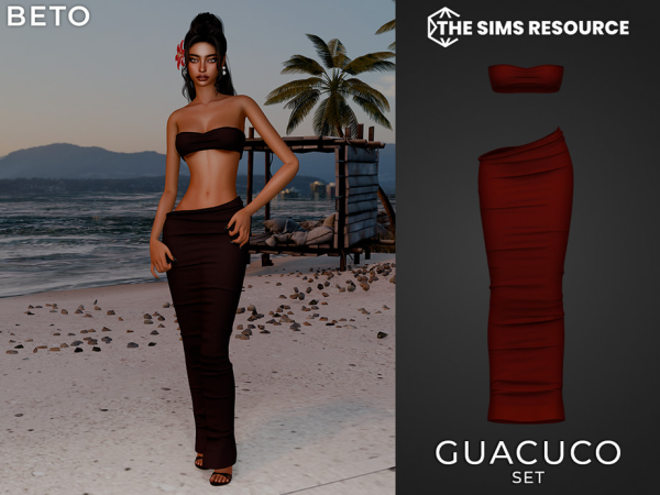 Alpha Guacuco Set by Beto_ae0 - The Sims 4 Custom Content