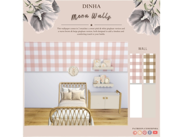 Alpha Mena Walls (Free) - The Sims 4 Custom Content