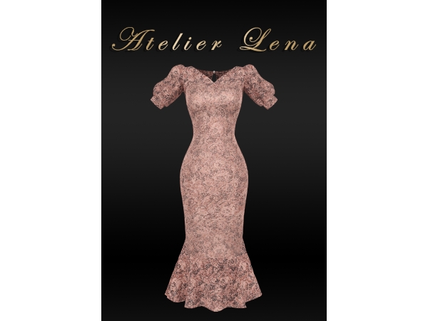 Alpha [Atelier Lena] Lace Mermaid OPS - The Sims 4 Custom Content
