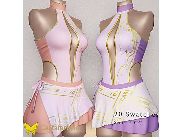 Alpha Cartafarfalla Elarié - The Sims 4 Custom Content