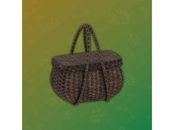 Mix ArwenK Wickery Functional Picnic Basket 6 (Outdoor Retreat) - The Sims 4 Custom Content