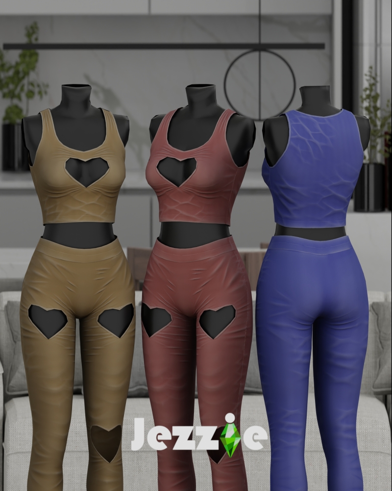 Alpha JEZZIETS4 FLARA SET by jezziets4 - The Sims 4 Custom Content