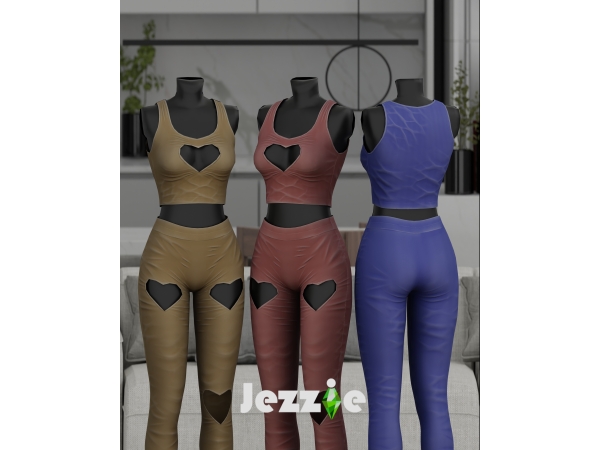 Alpha JEZZIETS4 FLARA SET - The Sims 4 Custom Content