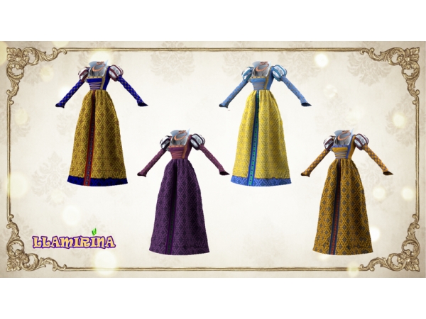 Mix Historical Princess Series Snow White - The Sims 4 Custom Content