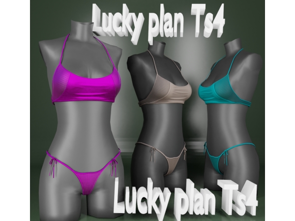 Alpha LPstellagray lingerie - The Sims 4 Custom Content