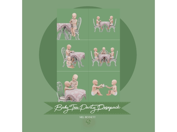 Baby Tea Party Acc and Posepack