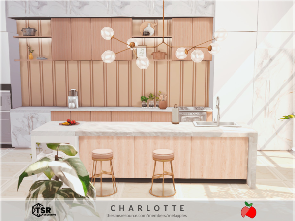 Mix Charlotte kitchen - The Sims 4 Custom Content